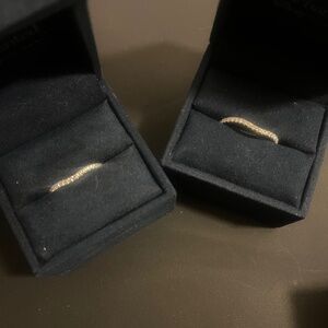 TWO brand new 14k gold wedding bands. Never worn